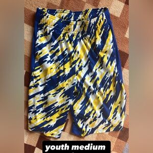 Stylish Blue and Yellow Men's Shorts